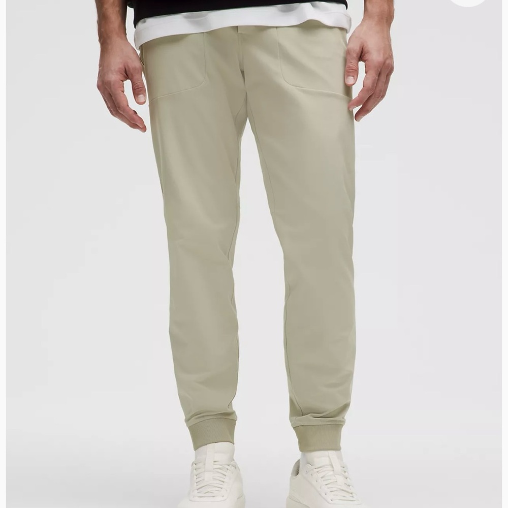 Men's Beige Jogger Pants
